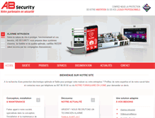 Tablet Screenshot of absecurity.be